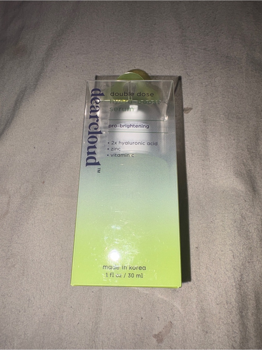 Dearcloud Double Dose Vita-Boost Serum Vitamin C Hyaluronic Acid 30ml NIB